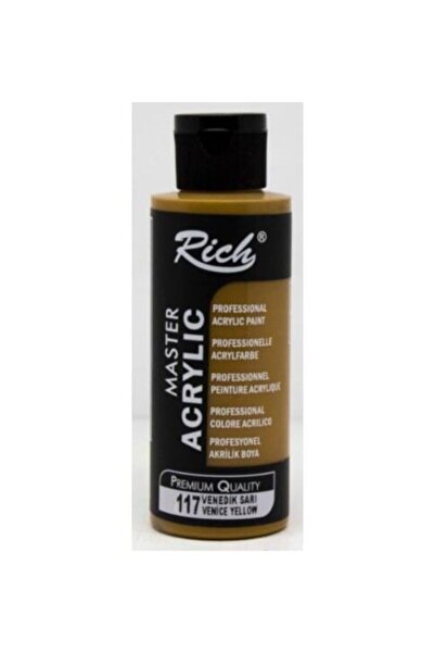 Rich Master Acrylic Akrilik Boya 117 Venedik Sarı 120 Cc