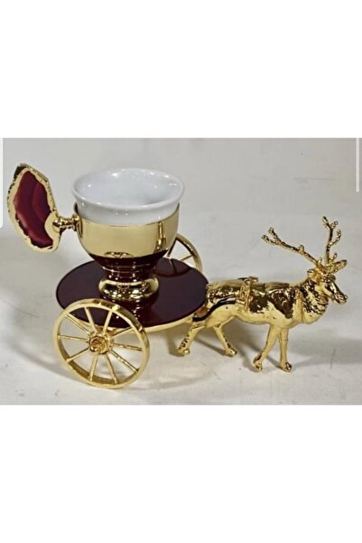 Angel Tasarım Akik Doğaltaş Geyikli Kahwe Seti