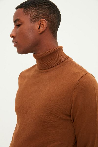 Koton Men's Brown Sweater 2KAM92008LT