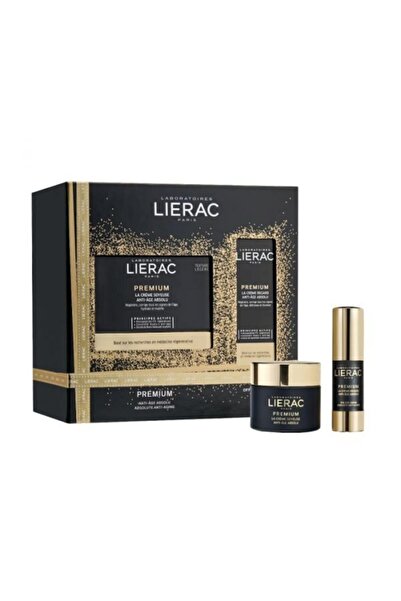 Lierac Premium La Creme Soyeuse 50ml Premium Regard Yeux 15ml Bakım Seti