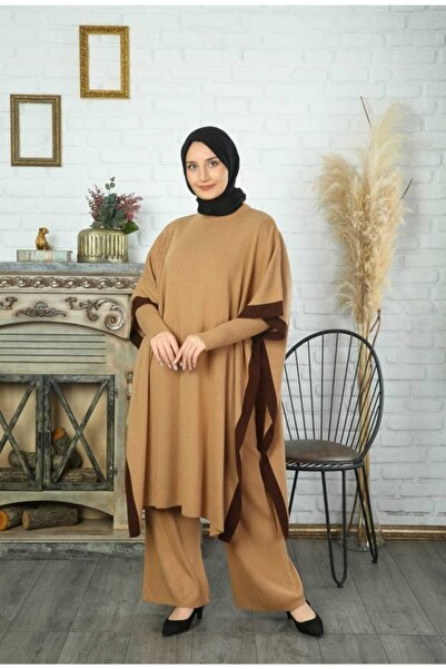 MODAMÜNASİP Set de trei piese cu pantaloni de tricotat superbi