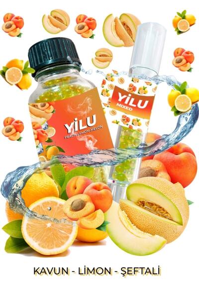 YİLU Mentol Topu 1000 Adet Limon Kavun Ve Şeftali Aplicator Hediye.