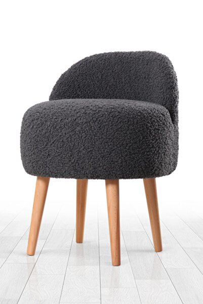 Lorencehome Rufmee Teddy Puf - Koyu Gri