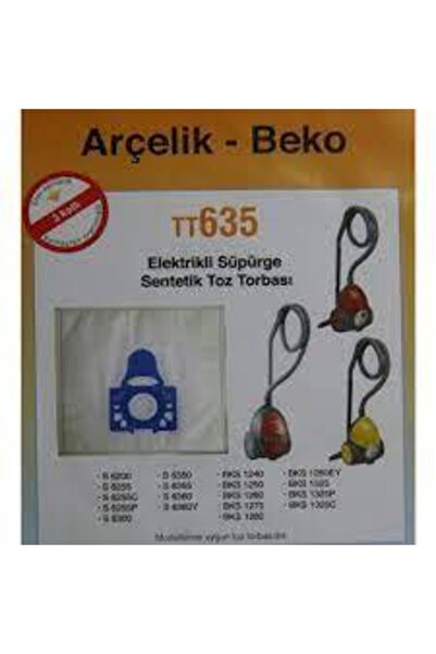Arçelik Beko Tt635 S6200-s 6380y Bks1240-bks1325c Süpürge Toz Torbası