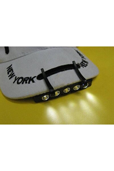 abnturk Şapka Siperine Takılan Projektör 5 Ledli Şapka Feneri Sporcu Balıkçı ...