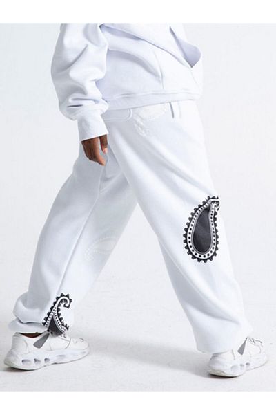 Ghetto off limits Unisex White Sweatpants