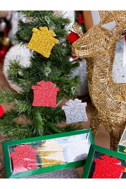 QUEEN AKSESUAR Pachet cadou de Anul Nou, 12 bucăți, ornamente strălucitoare p...