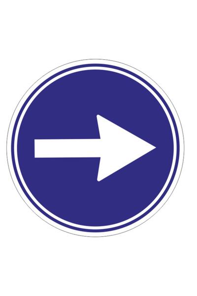 ERGÜNDOĞDU Mecburi Yön Trafik Levhası