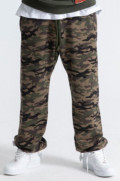 Ghetto off limits Pantaloni de sport Jogger unisex kaki cu modele de camuflaj