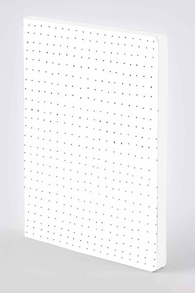 NUUNA Gray Dotted Notebook Dots (A5 Premium Paper - 176 Pages)