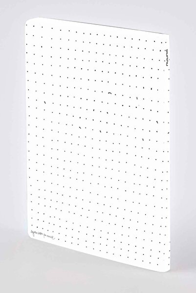 NUUNA Gray Dotted Notebook Dots (A5 Premium Paper - 176 Pages)