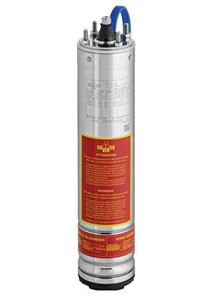 coverco - 4'' Dalgıç Motoru - 2 Hp (1,5 Kw) - 220 V - Monofaze