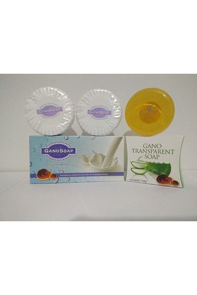 Gano Excel 2 Pieces of Goat Milk + 1 Transparent Soap