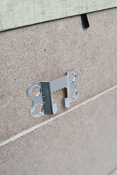 Binbirreyon Home Jute Stringed Cross Stitch Wooden Photo Frame Panel Decorative Frame 57x37cm Ve047