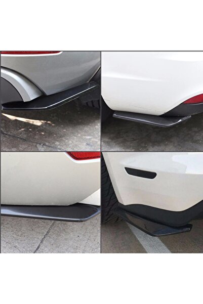 HYM TUNİNG Bmw F36 M Tech Arka Tampon Flap 2 Parça Sağ Sol Piano Black, Abs
