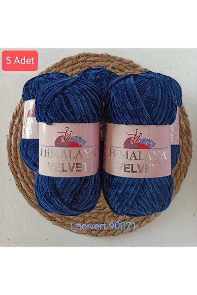 Himalaya Velvet 5 Pieces Color: 90021 Barcode:8697681190629 Navy Blue
