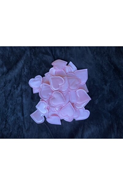 e tuhafiye 50 de bucăți de inimioare de decorare roz