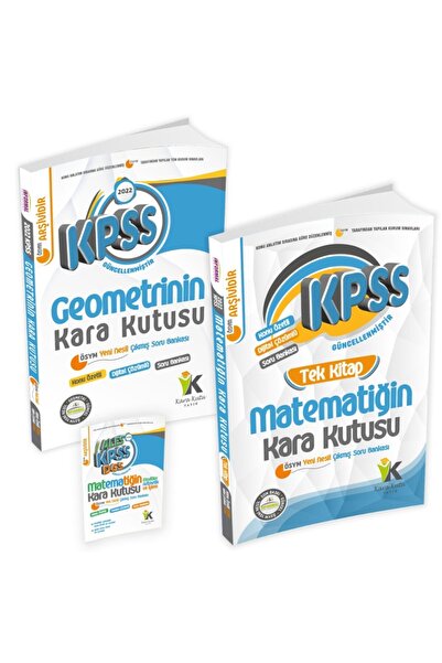 İnformal Yayınları 2026 KPSS Önlisans Kara Kutu TEK KİTAP Matematik ve Geomet...