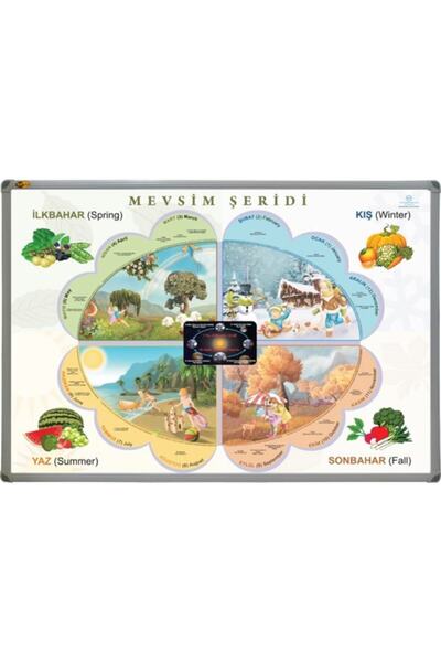 Panda 70x100cm Mevsimler Tablosu