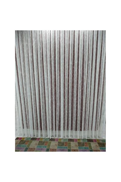 evihtiyaclarim by IOC Linen Tulle Curtain Rain Drop Does Not Like Iron Tulle Curtain 1 X 2 Sparse Pleated
