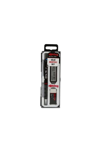 Rotring Tikky School Set 0.7 mm Black Versatil Pen + Eraser + Nib
