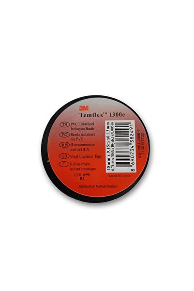 3M Izolebant 19mm Temflex 1300e Siyah