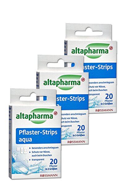 Altapharma Yara Bandı 20 Adet Suya Dayanıklı 3 Boyut (3 Adet)