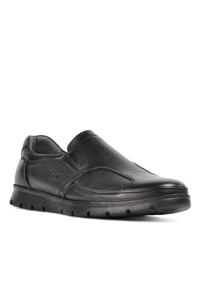 Forelli 32606 Pantofi negri pentru bărbați din piele naturală