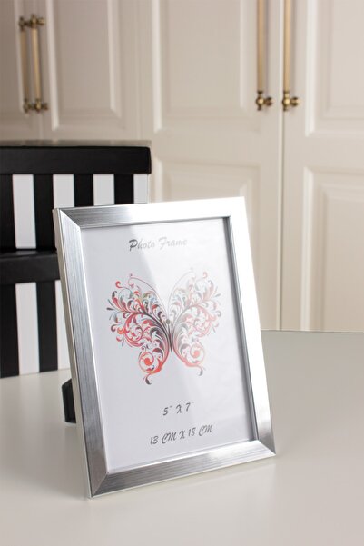 Milenay Galata 13x18cm Çerçeve Gümüş Ayaklı & Duvara Asılabilir Çerçeve Gerçe...