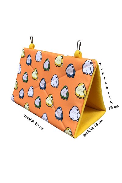 Kuşarkadaşım Monk&keşiş Papağanı Yuvası Uyku Hamağı Çadırı Turuncu Mnkhmk05