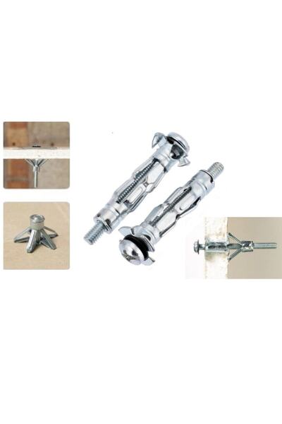 CEKSAN Metal Alçıpan Dübeli-paraşüt Tipi Metal Alçıpan Dübeli 12 Adet Alçıpan Montaj Dübeli