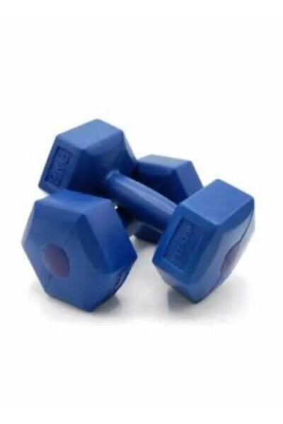 Mrt Spor Dambıl 2 Kg X 2 Adet Deluxe Pvc Kaplama Plastik Dumbell 1 Çift Dm2