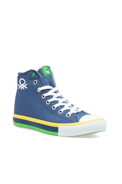 Benetton Pantofi sport pentru bărbați bleumarin Bn-30192