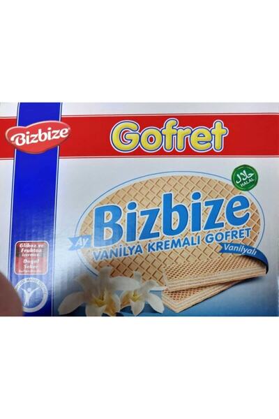 Bizbize Gofret Vanilya Kremalı Gofret 1000 Gr