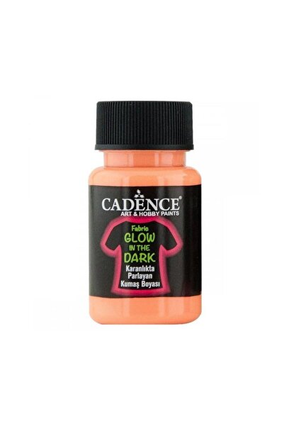 Cadence Fabric Glow In The Dark Karanlıkta Parlayan Kumaş Boyası 50 Ml Turuncu
