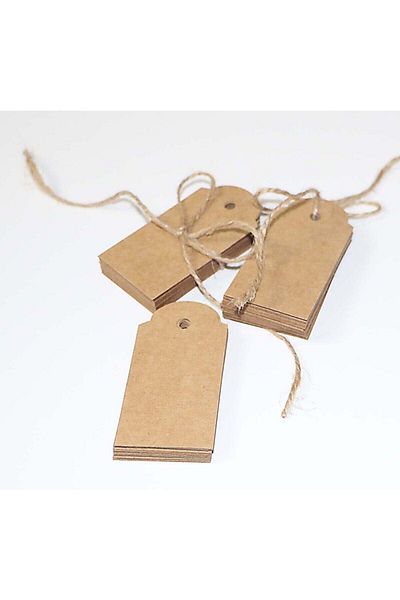 Vice Kraft Price Gift Tag 50 Pcs Without String (3.8 cm X 7.5 cm)