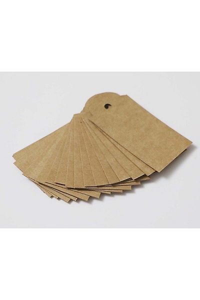 Vice Kraft Price Gift Tag 50 Pcs Without String (3.8 cm X 7.5 cm)