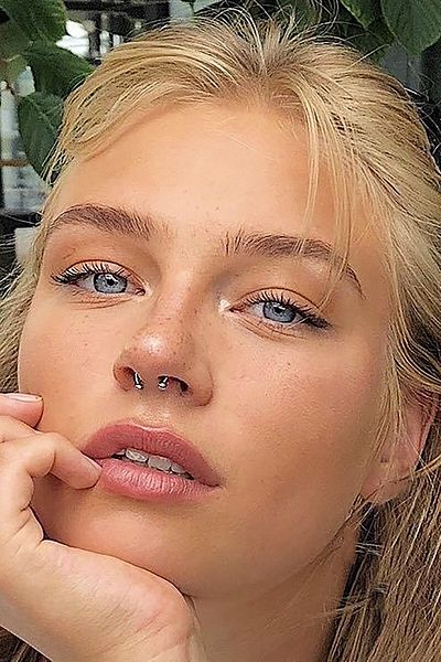 TAKIŞTIR Silver Color Surgical Steel Large Size Septum Piercing