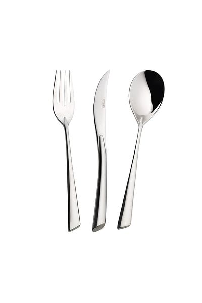 Emsan Mirage 84 Pieces - Luxury Spoon Knife Set for 12
