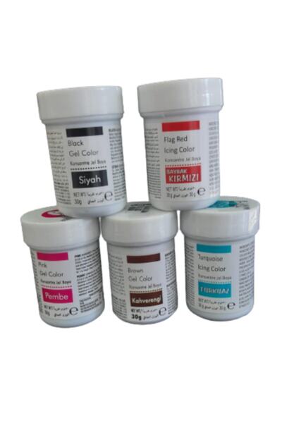 Dr. Gusto Dr Gusto 5 Li Set Pembe / Siyah / Kahverengi / Bayrak Kırmızı / Tur...