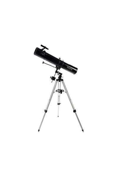 Celestron Powerseeker 114 Eq Ay Takip Motoru ve Telefon Adaptör Teleskop Siyah