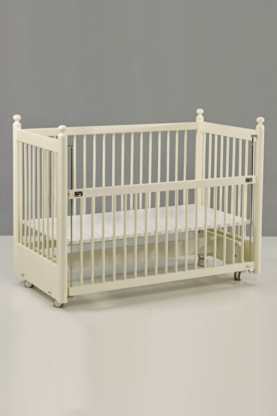 Meltem Smart Mondo Anne Yanı Ahşap Sallanır Beşik 60x120 cm (krem)