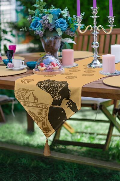 Realhomes Design etnic african Imprimat digital Decorativ Design special Alerg triunghi din chenille