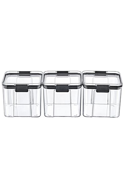 Box Up Storage Containers - Set of 3 Medium 3 X 700 ml - [ft-105]