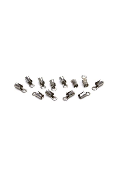 yfhobi 50 Adet - 9x3 Mm Nikel Kaplama, Bağlantı Sıkıştırma, Ip Bağlantı Aparatı, Deri Kapama #223n