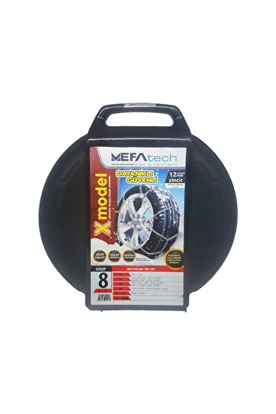 MEFATECH 195x60x15 X8 Takmatik Oto Araç Lastik Zinciri