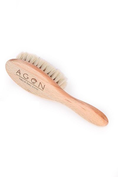 Agon Natural Goat Hair Soft Baby Hair Brush