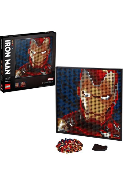 LEGO ® Art Marvel Stüdyoları Iron Man 31199 - Yetişkinler Için Dekoratif Ve S...