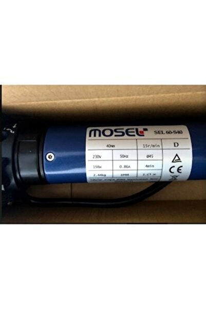 mosel 60 S 40 Nm Düz Panjur Motoru