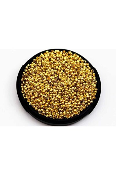 yfhobi 100 Adet - 3 Mm Metal Yuvarlak Bit, Ara Malzeme Sıkıştırma Sarı Kaplam...